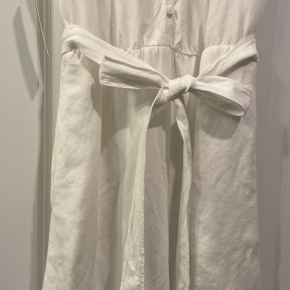 NWT Anthropologie - Cloth & Stone - Button-Front Mini Dress in White - Picture 11 of 14